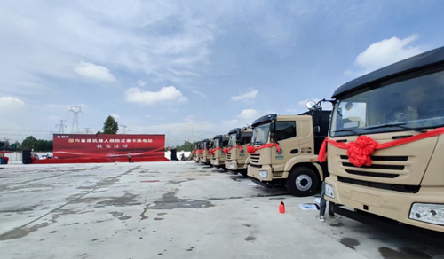 英威腾DA200系列PN伺服在国内首座机器人重卡换电站的应用