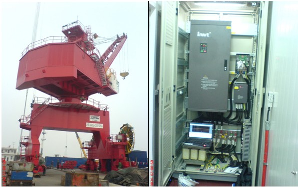 英威腾CHV190系列变频器在门座式起重机中的应用