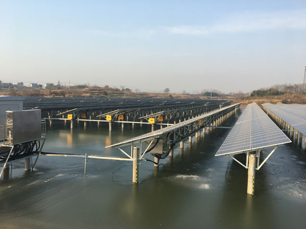 英威腾安徽池州3.2MW渔光互补光伏电站项目